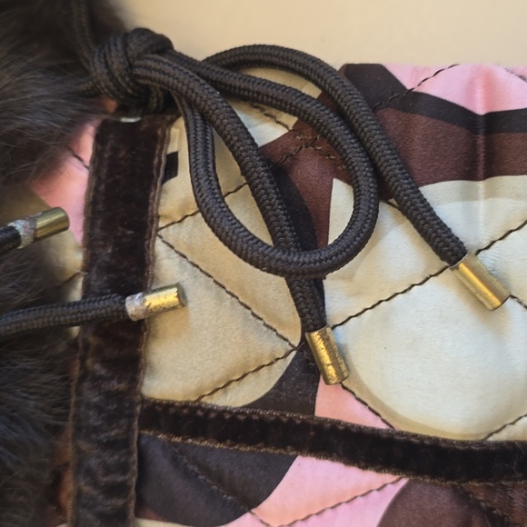 Coach Women's Monogram C's Quilted Sasha Winter Snow Boots Fur Trim Size 8.5 - Picture 17 of 17